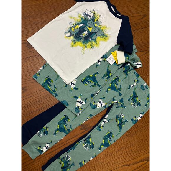 NWT Just One You By Carters 2 Piece Pajama Set Size 8- Dinosaur - Picture 1 of 6